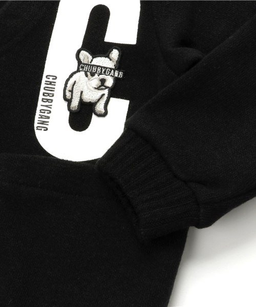 CHUBBYGANG(チャビーギャング)の「ビッグシルエットカーディガン(カーディガン/ボレロ・キッズ・ブラック/チャコール・140/110/160/130/100/120/150)」の6枚目の写真