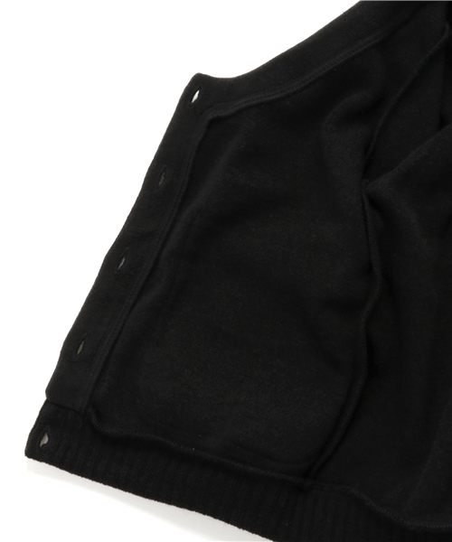 CHUBBYGANG(チャビーギャング)の「ビッグシルエットカーディガン(カーディガン/ボレロ・キッズ・ブラック/チャコール・140/110/160/130/100/120/150)」の8枚目の写真