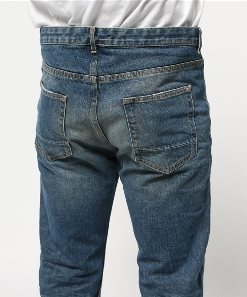 ゴールデングース　ネイビーパンツ GOLDEN GOOSE ゴールデングース DELUXE BRAND 汚れ加工 パンツ