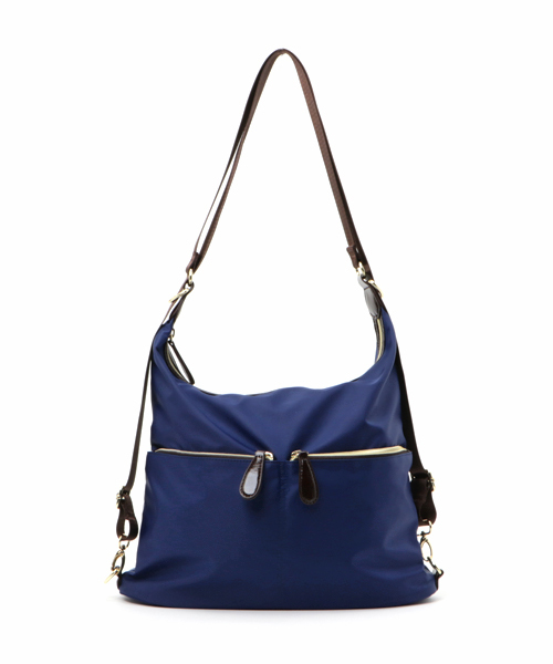 BASE(ベース)の「2WAY 超軽量 ナイロン ポケット付き トート&ショルダー リュックバッグ(バックパック/リュック・レディース・ブラック/カーキ/ベージュ/ネイビー/ピンク/ボルドー/ダークブルー/マスタード/グレー/ブラウン/ブラウン系その他/ピンク系その他/ダークブラウン/ピンク系その他2・FREE)」の20枚目の写真