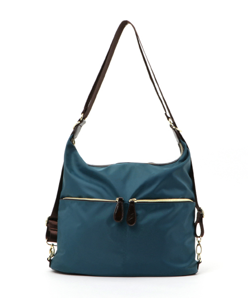 BASE(ベース)の「2WAY 超軽量 ナイロン ポケット付き トート&ショルダー リュックバッグ(バックパック/リュック・レディース・ブラック/カーキ/ベージュ/ネイビー/ピンク/ボルドー/ダークブルー/マスタード/グレー/ブラウン/ブラウン系その他/ピンク系その他/ダークブラウン/ピンク系その他2・FREE)」の21枚目の写真