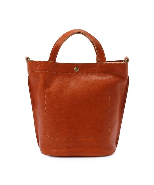 IL BISONTE(イルビゾンテ)の「IL BISONTE / ORIGINAL LEATHER / ハンドバッグ(ハンドバッグ・レディース・ブラック/ダークブラウン/ナチュラル/ライトブラウン/ネイビー/グレー/オリーブ/グリーン/レッド/レンガ・FREE)」の13枚目の写真