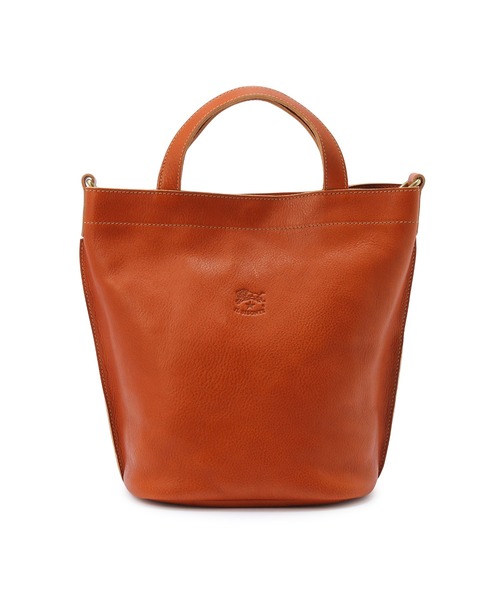 IL BISONTE(イルビゾンテ)の「IL BISONTE / ORIGINAL LEATHER / ハンドバッグ(ハンドバッグ・レディース・ブラック/ダークブラウン/ナチュラル/ライトブラウン/ネイビー/グレー/オリーブ/グリーン/レッド/レンガ・FREE)」の14枚目の写真