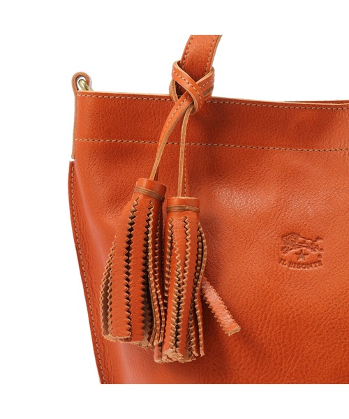 IL BISONTE(イルビゾンテ)の「IL BISONTE / ORIGINAL LEATHER / ハンドバッグ(ハンドバッグ・レディース・ブラック/ダークブラウン/ナチュラル/ライトブラウン/ネイビー/グレー/オリーブ/グリーン/レッド/レンガ・FREE)」の16枚目の写真