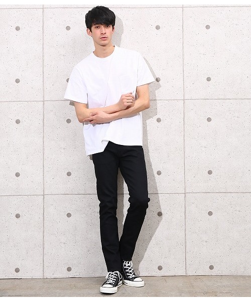 ADAM ET ROPE'（アダムエロペ）の「ヘビークルーネックTシャツ（Tシャツ/カットソー・メンズ・ネイビー/ホワイト/グレー/ダークブラウン・S/L/M）」の15枚目の写真