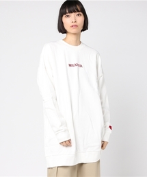 MILKFED. | 【MILKFED.コラボ】ビックシルエットバックチュールプルオーバー(スウェット)