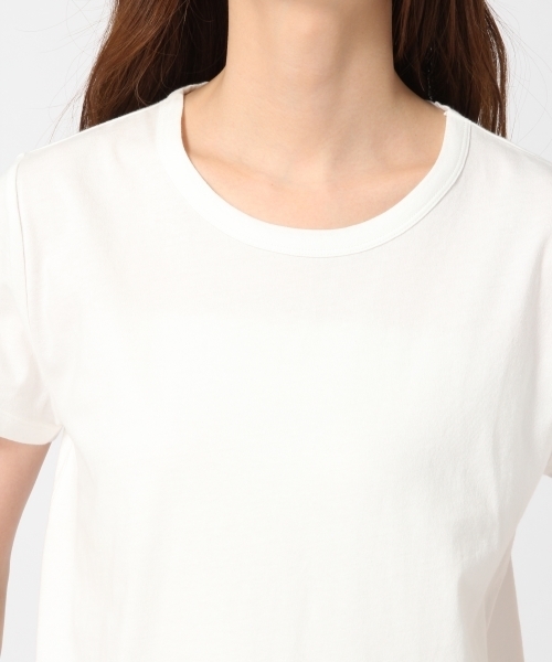GLOBAL WORK（グローバルワーク）の「オーガニッククルーＴシャツ半袖/737220（Tシャツ/カットソー・レディース・その他2/ホワイト/ブラック/カーキ/その他/レッド/その他1/ブラック系その他・MEDIUM/LARGE/SMALL）」の11枚目の写真