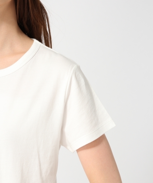 GLOBAL WORK（グローバルワーク）の「オーガニッククルーＴシャツ半袖/737220（Tシャツ/カットソー・レディース・その他2/ホワイト/ブラック/カーキ/その他/レッド/その他1/ブラック系その他・MEDIUM/LARGE/SMALL）」の12枚目の写真