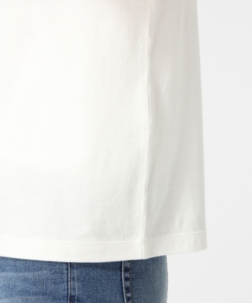 GLOBAL WORK（グローバルワーク）の「オーガニッククルーＴシャツ半袖/737220（Tシャツ/カットソー・レディース・その他2/ホワイト/ブラック/カーキ/その他/レッド/その他1/ブラック系その他・MEDIUM/LARGE/SMALL）」の13枚目の写真