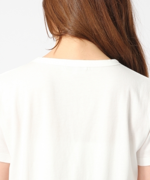 GLOBAL WORK（グローバルワーク）の「オーガニッククルーＴシャツ半袖/737220（Tシャツ/カットソー・レディース・その他2/ホワイト/ブラック/カーキ/その他/レッド/その他1/ブラック系その他・MEDIUM/LARGE/SMALL）」の14枚目の写真