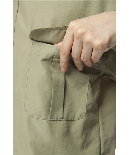 BEAUTY&YOUTH UNITED ARROWS(ビューティーアンドユースユナイテッドアローズ)の「BY コットンポリエステル ミリタリーシャツ ◆(シャツ/ブラウス・レディース・ホワイト/オリーブ・フリー)」の8枚目の写真