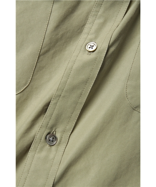 BEAUTY&YOUTH UNITED ARROWS(ビューティーアンドユースユナイテッドアローズ)の「BY コットンポリエステル ミリタリーシャツ ◆(シャツ/ブラウス・レディース・ホワイト/オリーブ・フリー)」の9枚目の写真