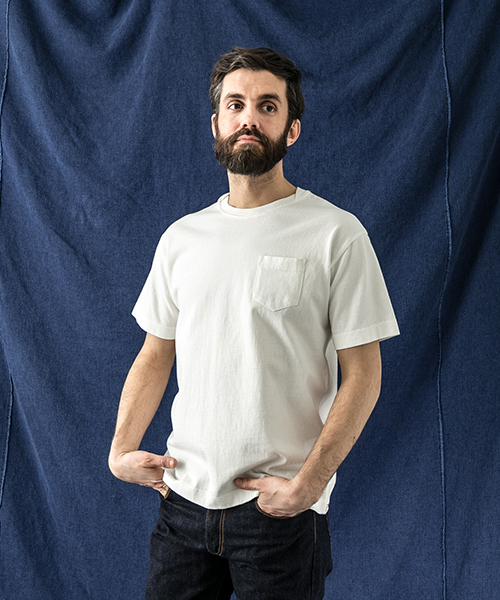 WORK NOT WORK URBAN RESEARCH（ワークノットワークアーバンリサーチ）の「WORK NOT WORK　ヘビーコットン刺繍ポケットTシャツ（Tシャツ/カットソー・メンズ・オフホワイト/カーキ/ネイビー・MEDIUM/SMALL/LARGE）」の14枚目の写真