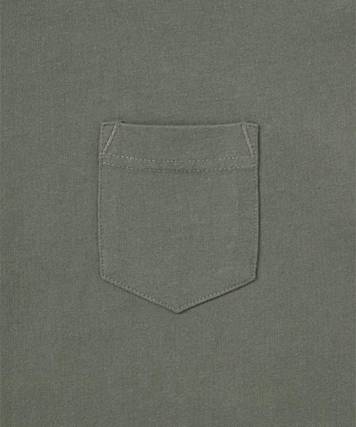 WORK NOT WORK URBAN RESEARCH（ワークノットワークアーバンリサーチ）の「WORK NOT WORK　ヘビーコットン刺繍ポケットTシャツ（Tシャツ/カットソー・メンズ・オフホワイト/カーキ/ネイビー・MEDIUM/SMALL/LARGE）」の18枚目の写真