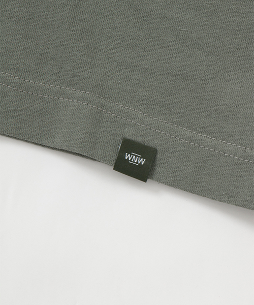 WORK NOT WORK URBAN RESEARCH（ワークノットワークアーバンリサーチ）の「WORK NOT WORK　ヘビーコットン刺繍ポケットTシャツ（Tシャツ/カットソー・メンズ・オフホワイト/カーキ/ネイビー・MEDIUM/SMALL/LARGE）」の20枚目の写真