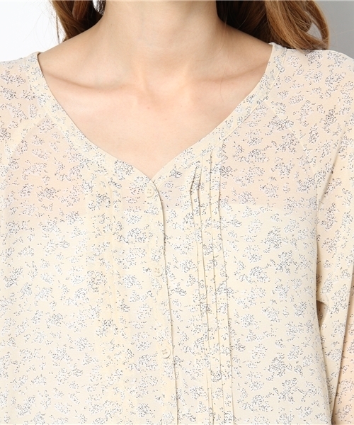 mystic（ミスティック）の「CDフラワー前空きOP（ワンピース・レディース・オフホワイト/オレンジ/ブルー・ﾌﾘ-）」の6枚目の写真