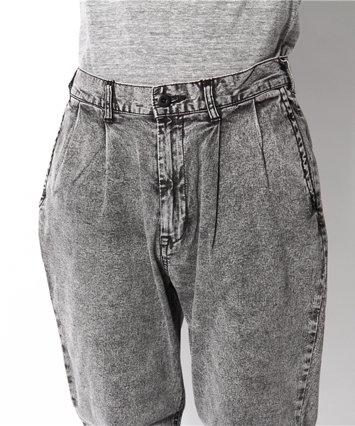 WEGO（ウィゴー）の「ケミカルデニムパンツ（デニムパンツ・メンズ・ブラック/ブルー・MEDIUM/LARGE）」の5枚目の写真