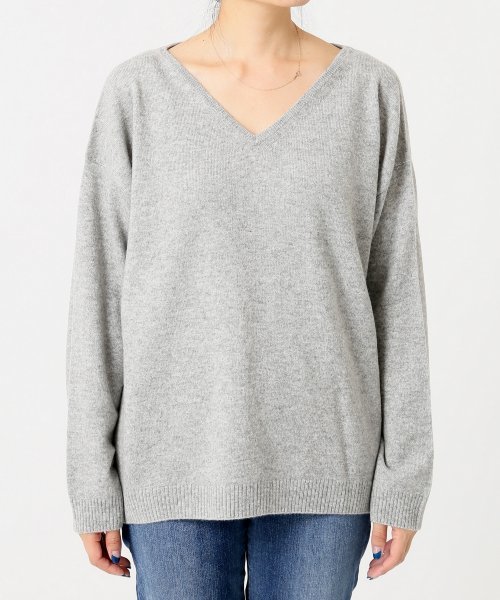 plage（プラージュ）の「Cashmere Vネックプルオーバー◇（ニット