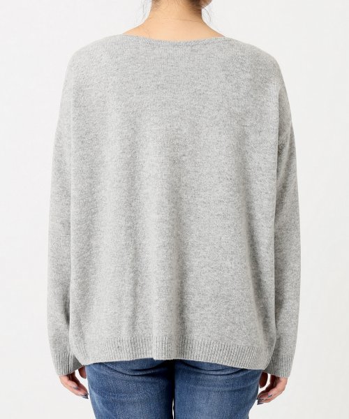 plage CASHMERE Mix フカVネック プルオーバー ニット グレー プラージュ カシミヤmixフカVネックプルオーバー - メルカリ