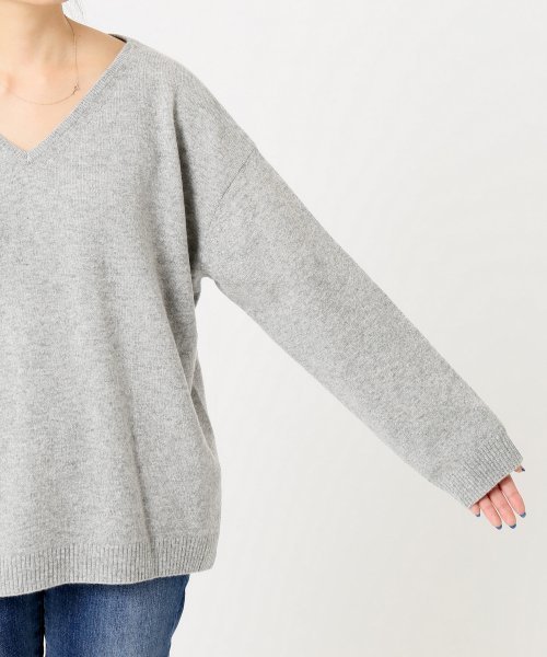 ✨極美品✨ プラージュ 2023年 ウールカシミアプルオーバー リブ Vネック plage（プラージュ）の「Cashmere Vネックプルオーバー◇（ニット