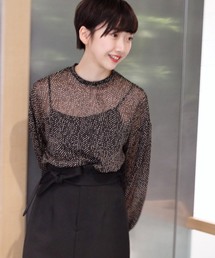 plage | ライトジョーゼットブラウス◆(シャツ/ブラウス)