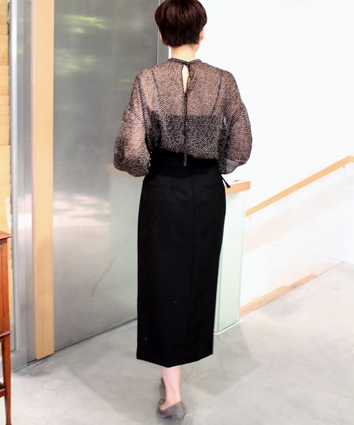 plage（プラージュ）の「ライトジョーゼットブラウス◆（シャツ/ブラウス・レディース・ブラック/ブラウン・FREE）」の17枚目の写真