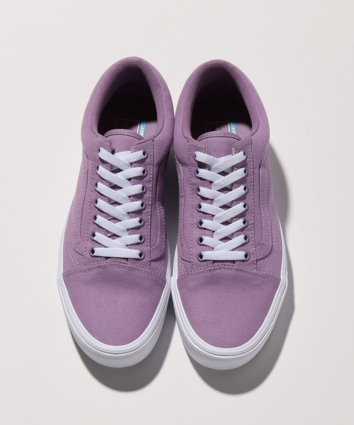 VANS（バンズ）の「【国内exclusive】 ＜VANS(バンズ）＞ OLD SKOOL LITE/オールドスクール（スニーカー・メンズ・パープル/ライム・7h/9/11/8/8h/10/9h）」の3枚目の写真