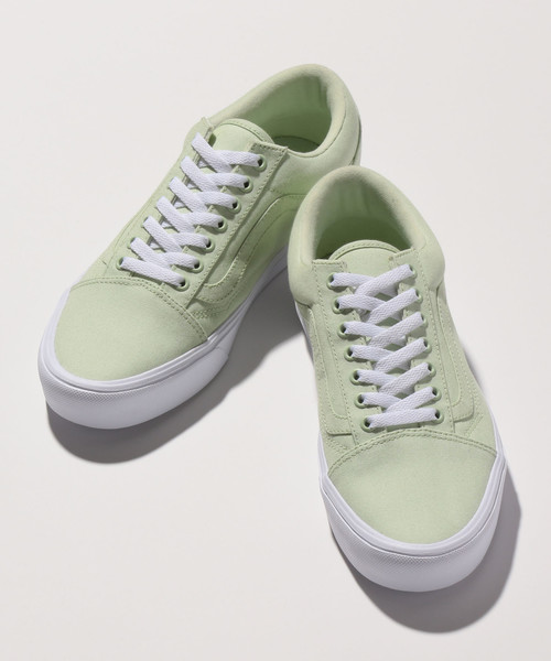 VANS（バンズ）の「【国内exclusive】 ＜VANS(バンズ）＞ OLD SKOOL LITE/オールドスクール（スニーカー・メンズ・パープル/ライム・7h/9/11/8/8h/10/9h）」の11枚目の写真