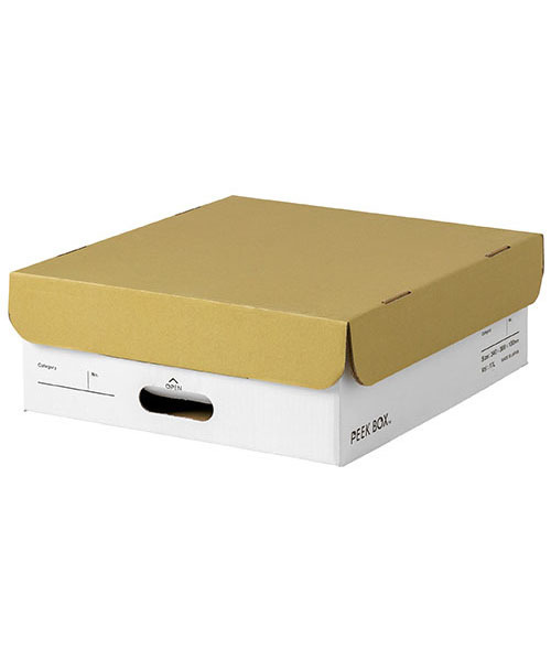 BRID（ブリッド）の「.ブリッド ピーク ボックス 収納ボックス / BRID PEEK BOX［M］（収納グッズ・レディース・ホワイト/ネイビー/イエロー・FREE）」の8枚目の写真