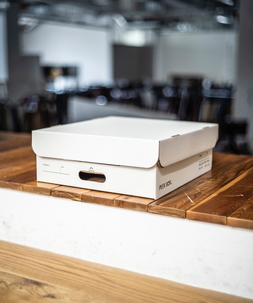 BRID（ブリッド）の「.ブリッド ピーク ボックス 収納ボックス / BRID PEEK BOX［M］（収納グッズ・レディース・ホワイト/ネイビー/イエロー・FREE）」の2枚目の写真