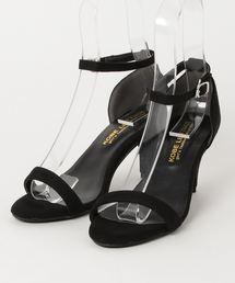 KOBE LETTUCE | 細ストラップで足元を華奢で美しく見せてくれる！[スエード/スムース]アンクルストラップ付7cmヒールカラーサンダル/靴/レディースシューズ[I1529](サンダル)