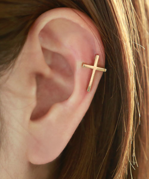 colleca la(コレカラ)の「クロスイヤーカフ(イヤーカフ・レディース・ゴールド・FREE)」の10枚目の写真