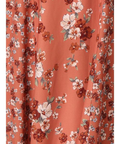 dazzlin（ダズリン）の「フラワーパターン切替マキシワンピース（ワンピース・レディース・ベージュ/オレンジ/ネイビー・MEDIUM/SMALL）」の17枚目の写真