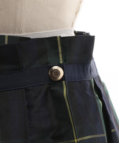 Drawer（ドゥロワー）の「Drawer チェック ロングスカート（スカート