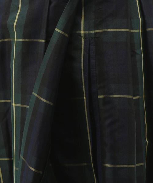 Drawer（ドゥロワー）の「Drawer チェック ロングスカート（スカート