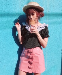 Swankiss�i�X�����L�X�j�́uRS dot puff T/S�iT�V���c/�J�b�g�\�[�j�v