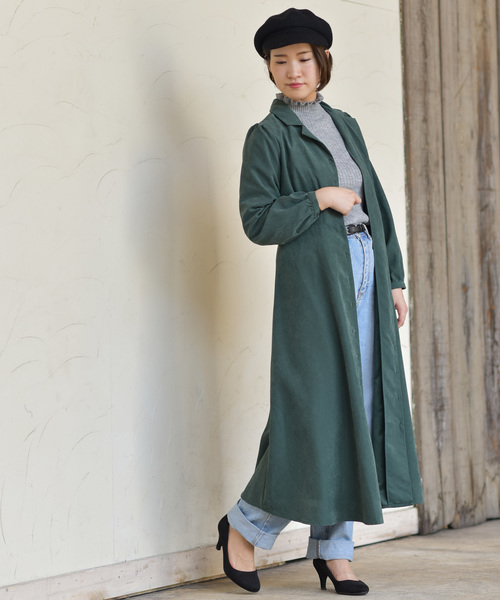 rps（アールピーエス）の「ワイドリブフリルハイネック長袖ニットプルオーバー（ニット/セーター・レディース・チャコールグレー/ブラック/ダークグリーン/オフホワイト/ボルドー/マスタード/杢グレー・M/L）」の20枚目の写真