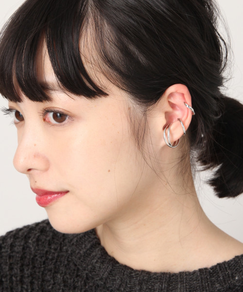 LOWRYS FARM（ローリーズファーム）の「ＳＥＴイヤーカフ　818247（イヤーカフ・レディース・その他1/その他2/その他3/ベージュ/アイボリー/ブラック系その他/ブルー系その他/ホワイト/その他/その他6/その他7/グレー系その他/ブラック/ライトグレー・FREE）」の12枚目の写真