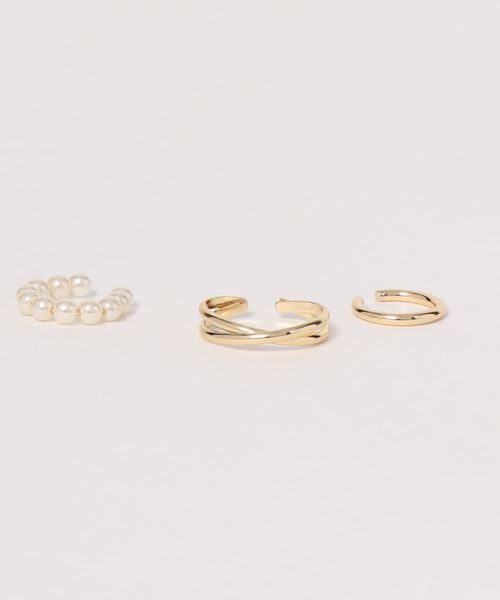 LOWRYS FARM（ローリーズファーム）の「ＳＥＴイヤーカフ　818247（イヤーカフ・レディース・その他1/その他2/その他3/ベージュ/アイボリー/ブラック系その他/ブルー系その他/ホワイト/その他/その他6/その他7/グレー系その他/ブラック/ライトグレー・FREE）」の20枚目の写真