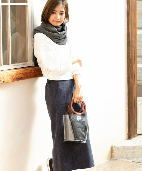 Edit Sheen（エディットシーン）の「別注PVCファー巾着バッグ（ハンドバッグ・レディース・レオパード/ブラック/ベージュ・FREE）」の11枚目の写真