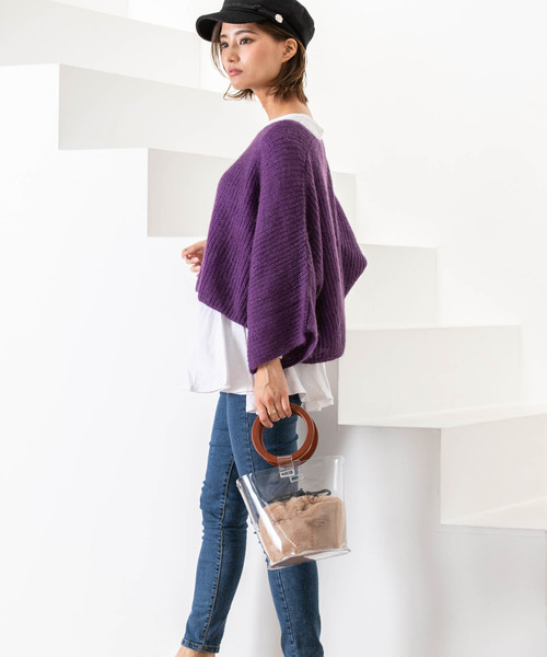 Edit Sheen（エディットシーン）の「別注PVCファー巾着バッグ（ハンドバッグ・レディース・レオパード/ブラック/ベージュ・FREE）」の19枚目の写真