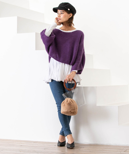 Edit Sheen（エディットシーン）の「別注PVCファー巾着バッグ（ハンドバッグ・レディース・レオパード/ブラック/ベージュ・FREE）」の20枚目の写真