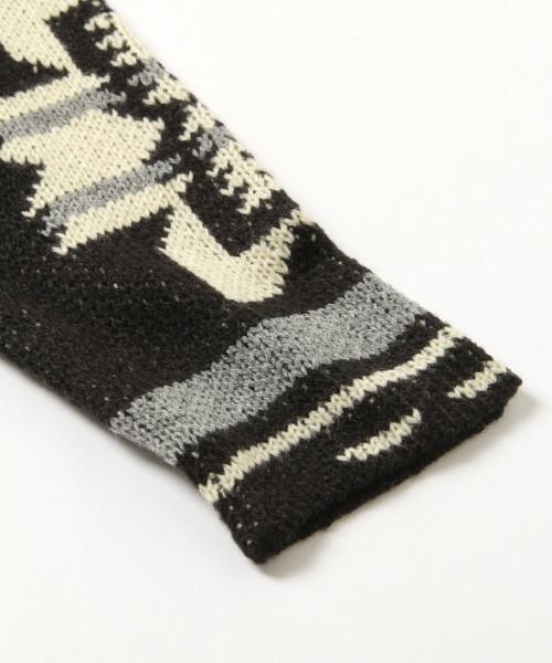 BAYFLOW（ベイフロー）の「[KIDS]ネイティブフードカーディガン（カーディガン/ボレロ・キッズ・ブラック/ベージュ/ネイビー・MEDIUM/X-LARGE）」の15枚目の写真