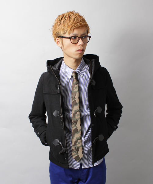 UNION STATION（ユニオンステーション）の「<「smart12月号」115ページ掲載 成宮寛貴さん着用商品> <「Begin 12月号」掲載商品>メルトンショートダッフルコート（ダッフルコート・メンズ・ブラック/グレー/グリーン/ブルー/ネイビー/キャメル/ボルドー・SMALL/MEDIUM/LARGE/LL）」の8枚目の写真