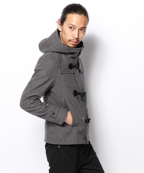 UNION STATION（ユニオンステーション）の「<「smart12月号」115ページ掲載 成宮寛貴さん着用商品> <「Begin 12月号」掲載商品>メルトンショートダッフルコート（ダッフルコート・メンズ・ブラック/グレー/グリーン/ブルー/ネイビー/キャメル/ボルドー・SMALL/MEDIUM/LARGE/LL）」の11枚目の写真