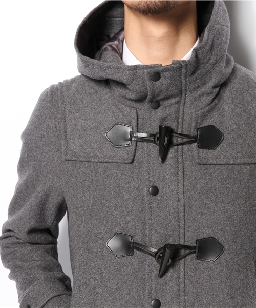 UNION STATION（ユニオンステーション）の「<「smart12月号」115ページ掲載 成宮寛貴さん着用商品> <「Begin 12月号」掲載商品>メルトンショートダッフルコート（ダッフルコート・メンズ・ブラック/グレー/グリーン/ブルー/ネイビー/キャメル/ボルドー・SMALL/MEDIUM/LARGE/LL）」の14枚目の写真