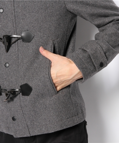 UNION STATION（ユニオンステーション）の「<「smart12月号」115ページ掲載 成宮寛貴さん着用商品> <「Begin 12月号」掲載商品>メルトンショートダッフルコート（ダッフルコート・メンズ・ブラック/グレー/グリーン/ブルー/ネイビー/キャメル/ボルドー・SMALL/MEDIUM/LARGE/LL）」の15枚目の写真