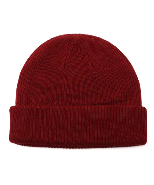 WEGO（ウィゴー）の「WEGO/ロゴ刺繍ニットキャップ（ニットキャップ/ビーニー・メンズ・ネイビー/ワイン/ブラック/ホワイト・FREE）」の5枚目の写真