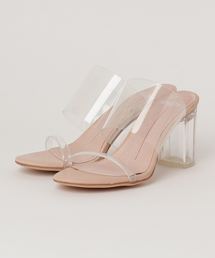 Mollini | MOLLINI / モリーニ PVCクリア チャンキーヒールサンダル PETE(サンダル)