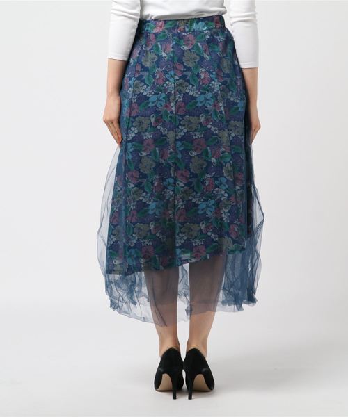 Banner Barrett(バナーバレット)の「TULLE SKIRT / チュールスカート(スカート・レディース・ブルー/グリーン・38/36)」の3枚目の写真